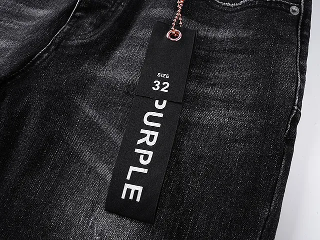 Purple Brand Distressed Black Flared Mid-Rise Jeans 12