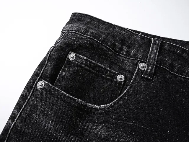 Purple Brand Distressed Black Flared Mid-Rise Jeans 15