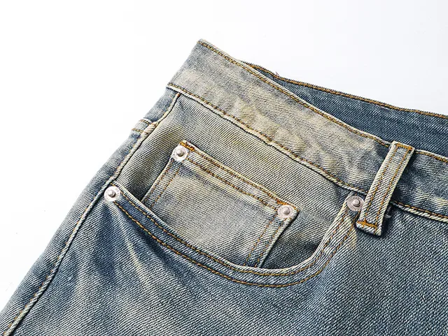 Purple Brand Distressed Light-Wash Flared Jeans 8