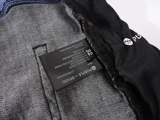 Purple Brand Distressed Washed Black Slim-Fit Jeans 9