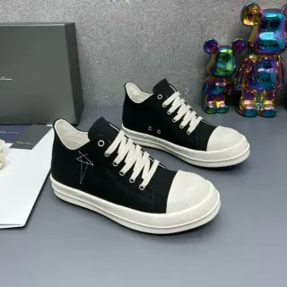 Rick Owens DRKSHDW Geobasket Black and White Lifestyle Sneakers