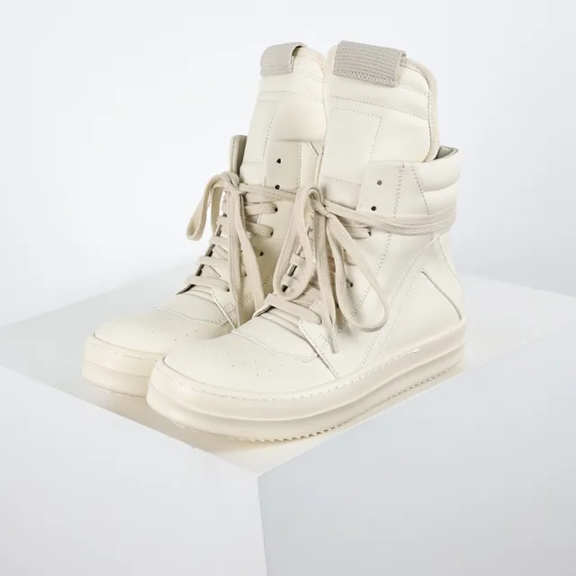 Rick Owens Geobasket Off-White Lifestyle Sneakers 2