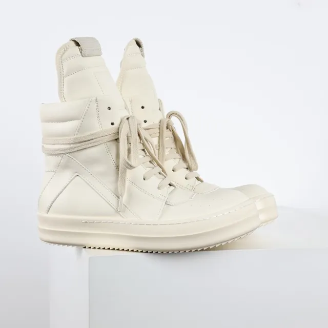 Rick Owens Geobasket Off-White Lifestyle Sneakers 3