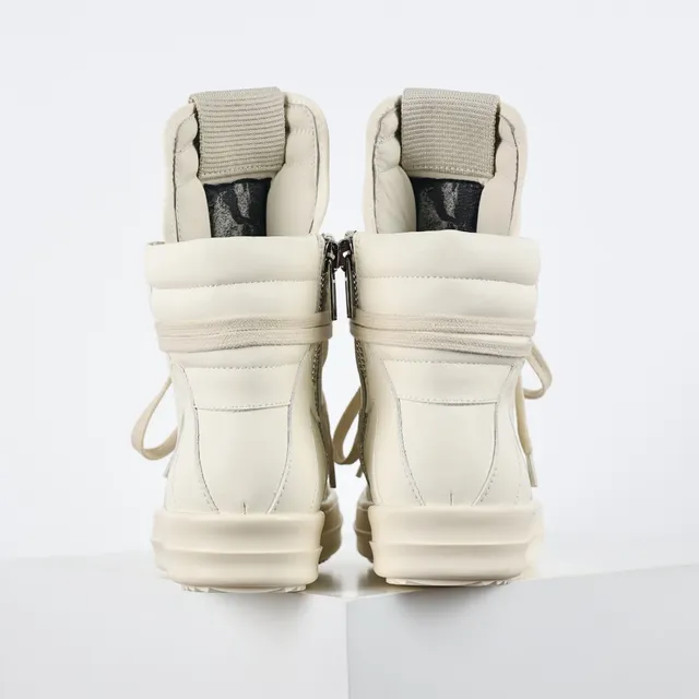 Rick Owens Geobasket Off-White Lifestyle Sneakers 8