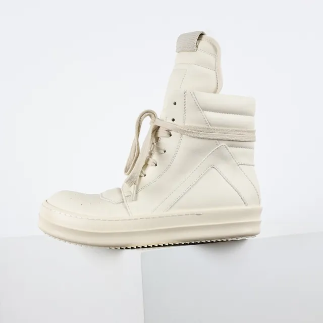 Rick Owens Geobasket Off-White Lifestyle Sneakers 9
