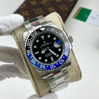 Rolex GMT-Master II Black Dial Blue and Black Bezel Mechanical Watch
