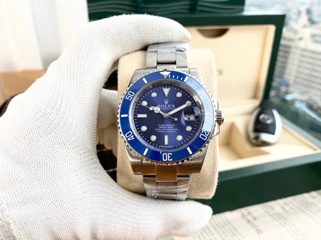 Rolex Submariner Blue Bezel Mechanical Watch 6