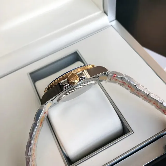 Rolex Submariner Argent Brossé Acier Inoxidable Oyster-Style Case Montre Mécanique 6