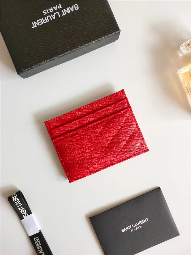 Saint Laurent Loulou Quilted Black Leather Card Holder 4