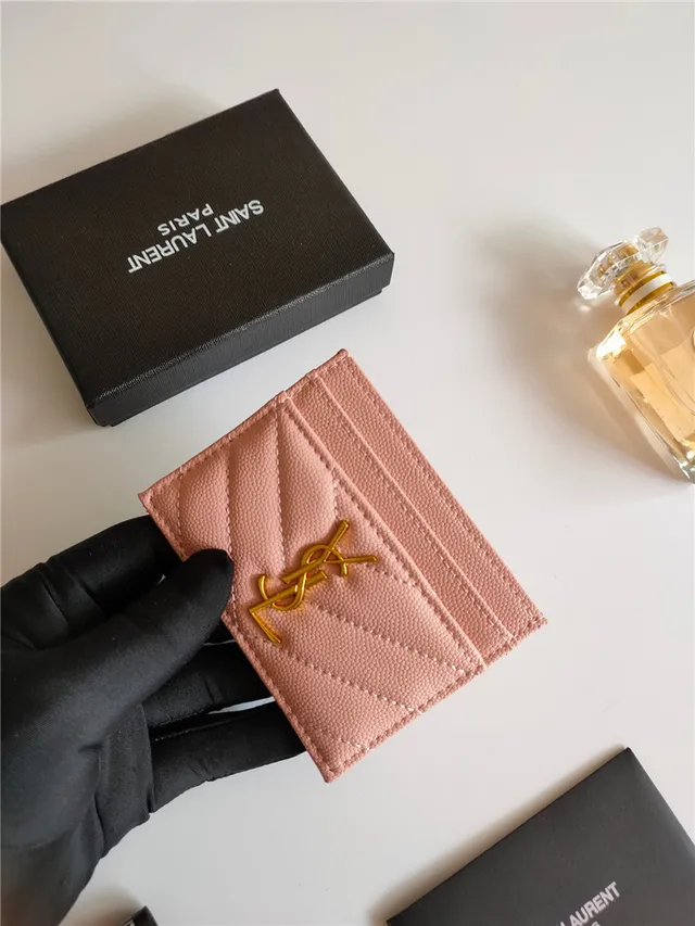 Saint Laurent Loulou Quilted Black Leather Card Holder 9