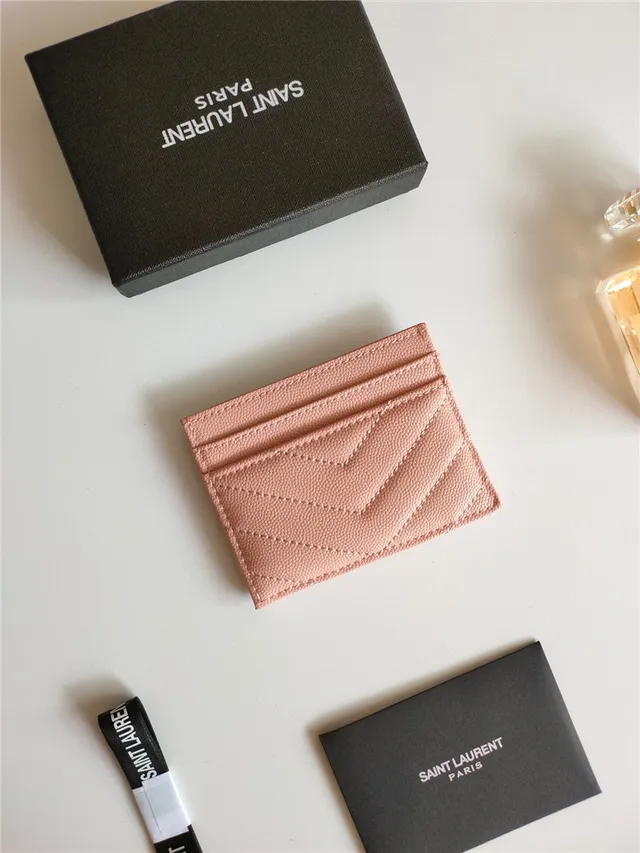 Saint Laurent Loulou Quilted Black Leather Card Holder 10