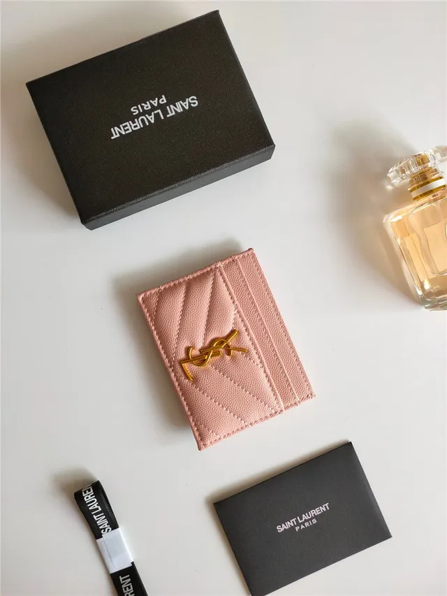 Saint Laurent Loulou Quilted Black Leather Card Holder 11