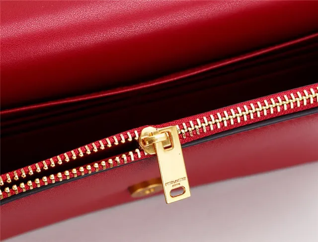 Saint Laurent bolsa azul marinho prata aba carteira alça com franjas 4