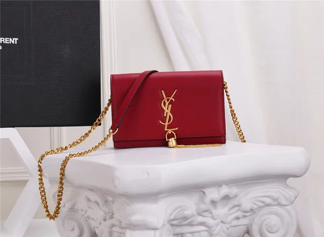 Saint Laurent bolsa azul marinho prata aba carteira alça com franjas 10