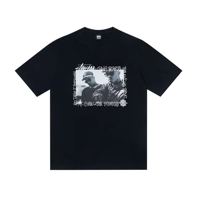 Stussy Gang Star Graphic Print T-Shirt 2