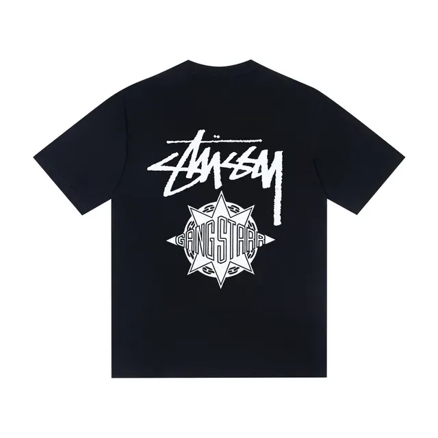 Stussy Gang Star Graphic Print T-Shirt 3