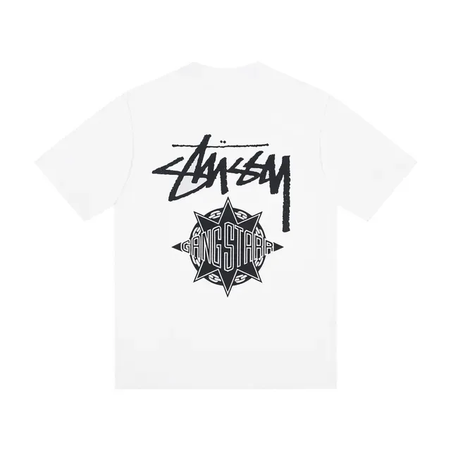 Stussy Gang Star Graphic Print T-Shirt 5