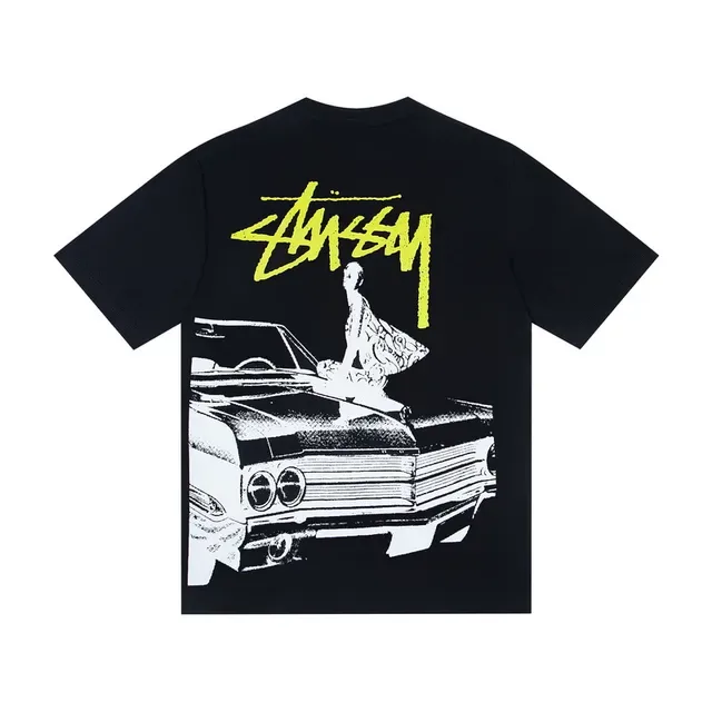 Stussy Stock Logo Car Graphic T-Shirt 5