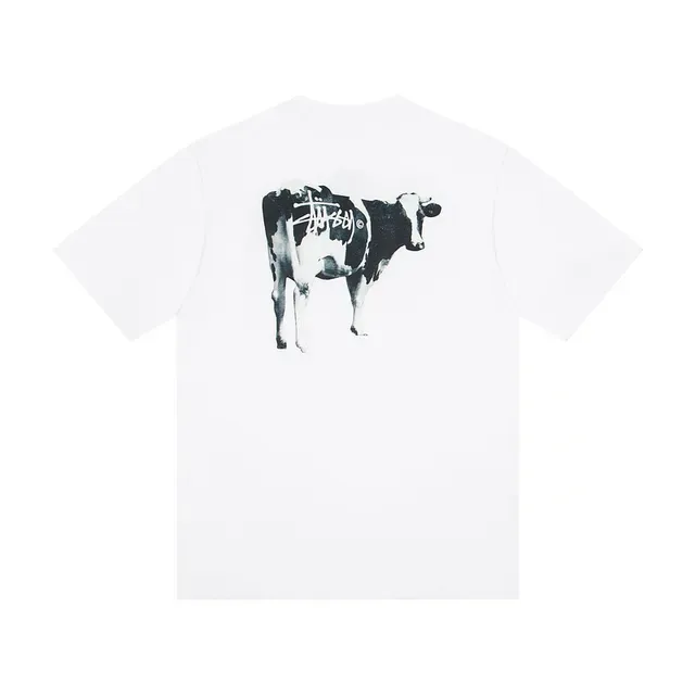 Stussy Stock Logo Cow Graphic T-Shirt 3