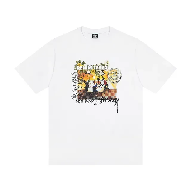 Stussy x Denim Tears Graphic Print T-Shirt 3