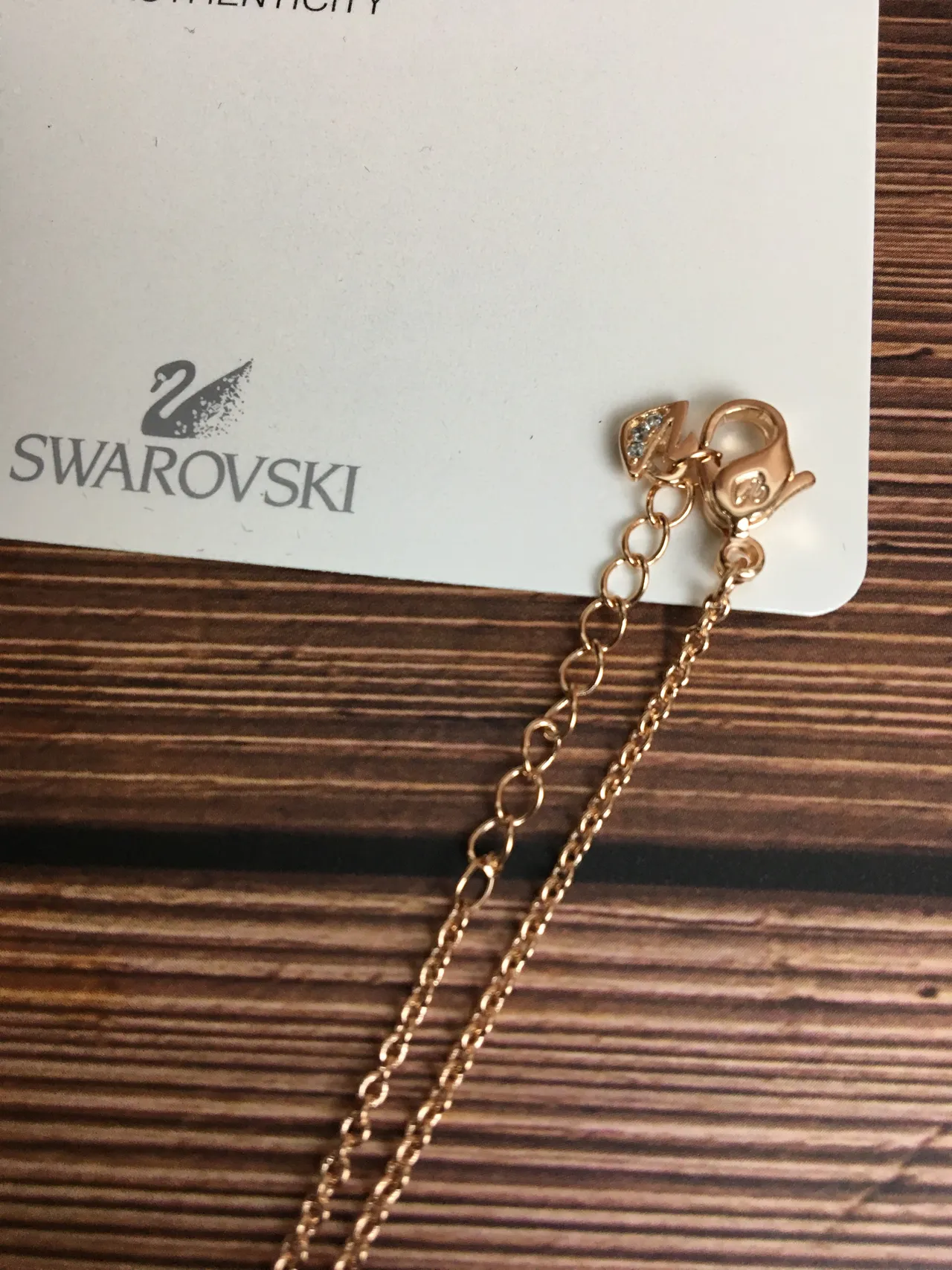 Swarovski Urso de Pelúcia Cristal Pavé Ouro Rosa Colar 3