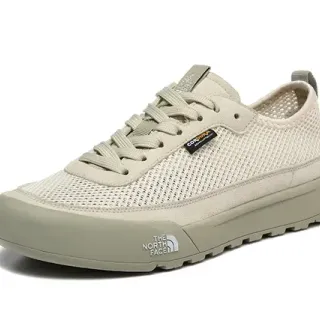The North Face Beige Mesh Low-Top Lifestyle Sneakers