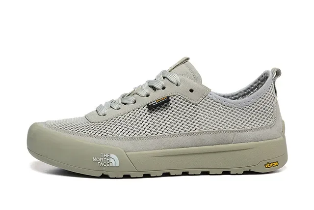 The North Face Beige Mesh Low-Top Lifestyle Sneakers 3