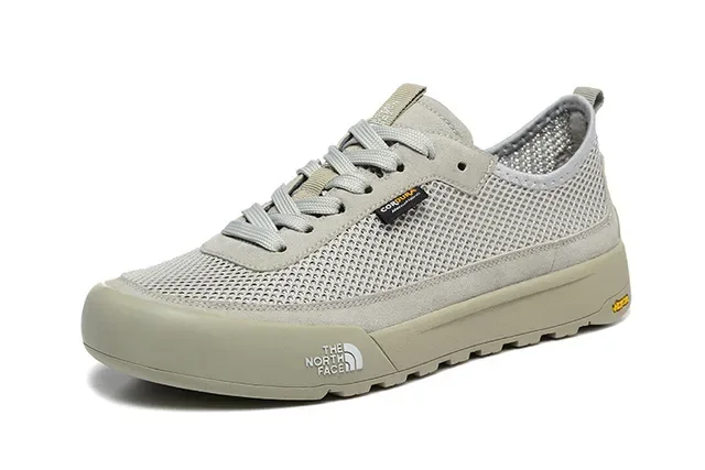 The North Face Beige Mesh Low-Top Lifestyle Sneakers 4