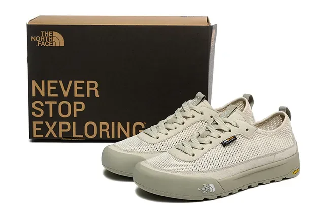 The North Face Beige Mesh Low-Top Lifestyle Sneakers 11