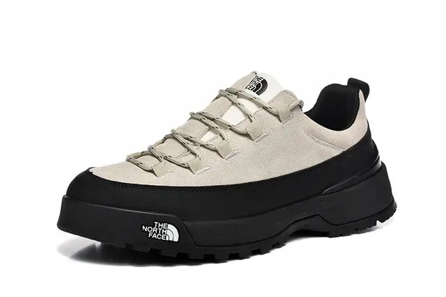 The North Face Beige Rugged Platform Sole Suede And Textile Upper Lifestyle Sneakers 4