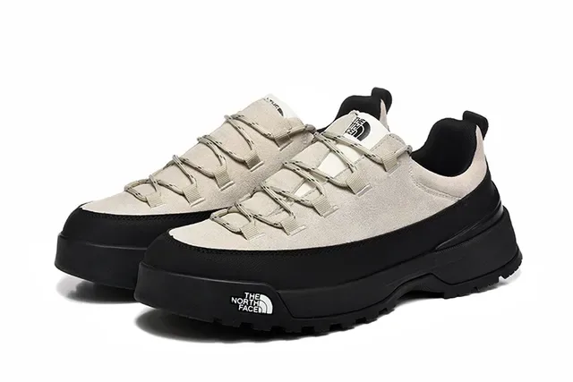 The North Face Beige Rugged Platform Sole Suede And Textile Upper Lifestyle Sneakers 5