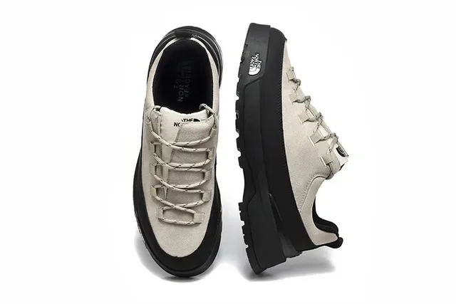 The North Face Beige Rugged Platform Sole Suede And Textile Upper Lifestyle Sneakers 8