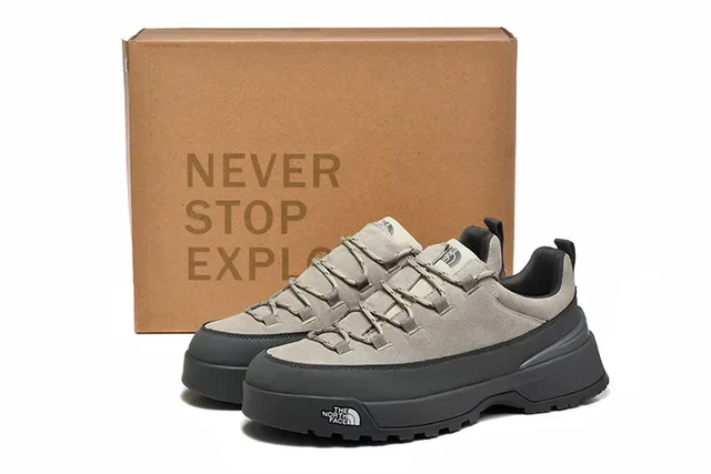 The North Face Beige Rugged Platform Sole Suede And Textile Upper Lifestyle Sneakers 20