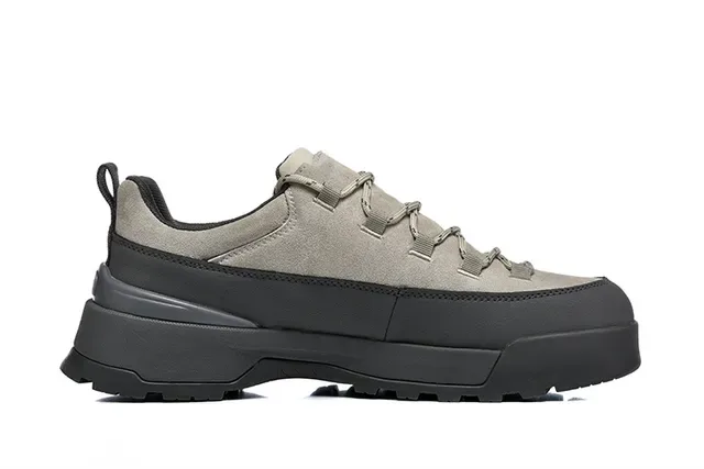 The North Face Beige Rugged Platform Sole Suede And Textile Upper Lifestyle Sneakers 24
