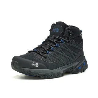 The North Face Black and Blue Hiking Boot