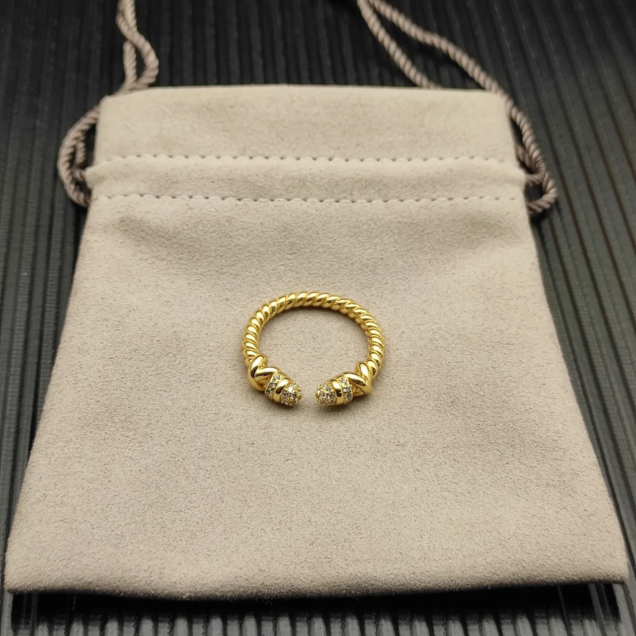 Tiffany & Co. Elsa Peretti Corde Tordue Pavé Diamants Bracelet 8