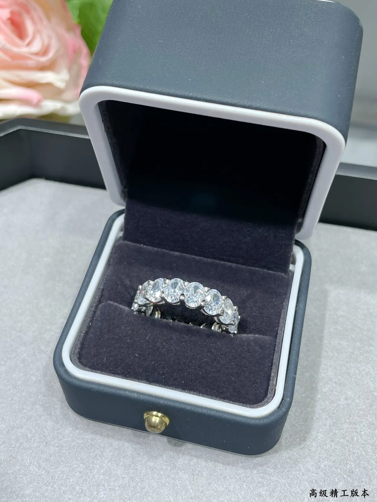 Tiffany & Co. Eternity Full Eternity Band Ring 8