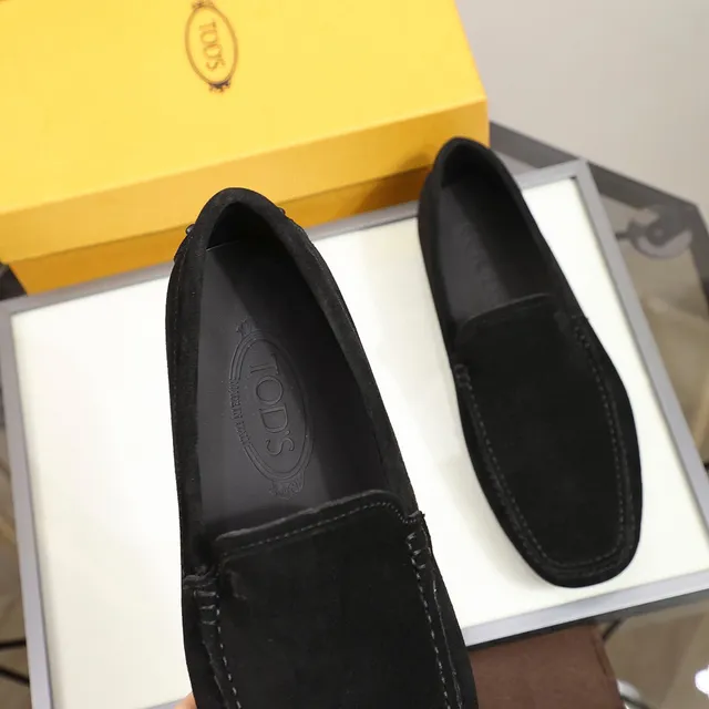 Mocassins Tod's Driving Loafer en daim noir 6