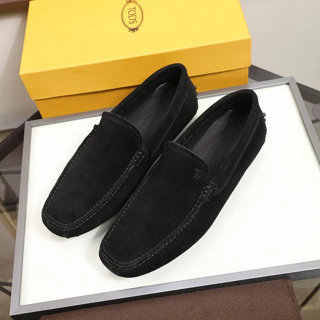 Mocassins Tod's Driving Loafer en daim noir 7