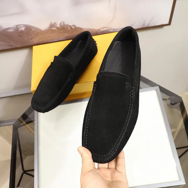 Mocassins Tod's Driving Loafer en daim noir 8