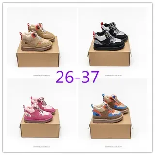 UGG Zapatillas Lifestyle Beige Rojo de Alto con Cordones