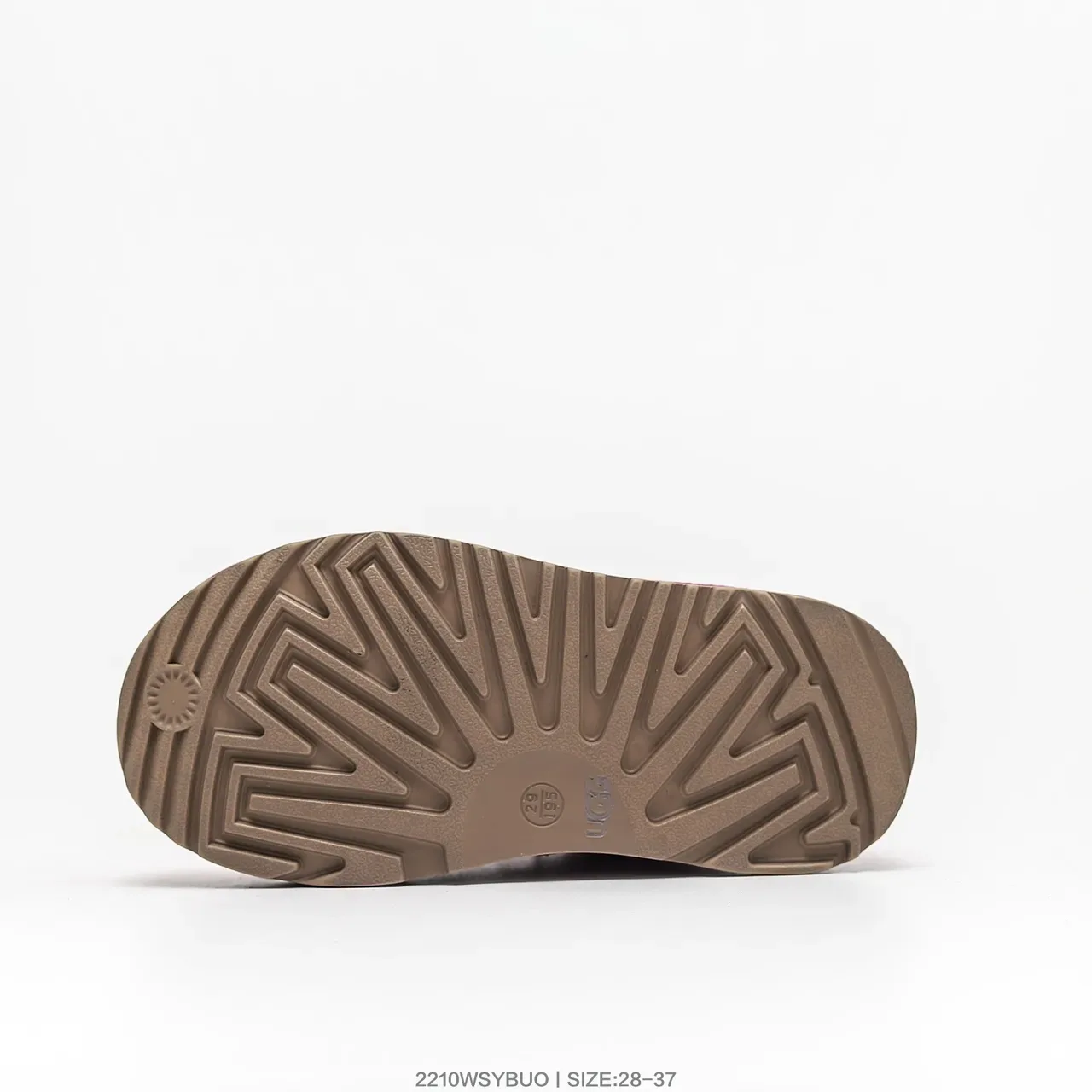 UGG Tênis Lifestyle Bege Vermelho de Cano Alto com Cadarço 9