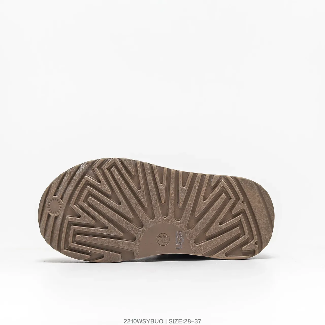 UGG Tênis Lifestyle Bege Vermelho de Cano Alto com Cadarço 13