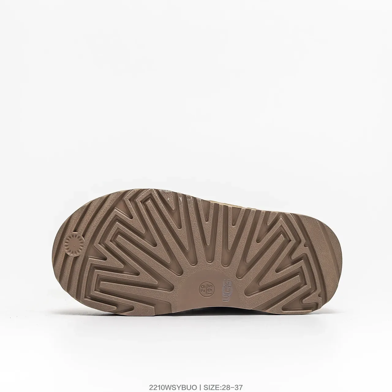 UGG Tênis Lifestyle Bege Vermelho de Cano Alto com Cadarço 18