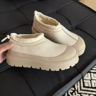 UGG 米色 一脚穿平台底雪靴
