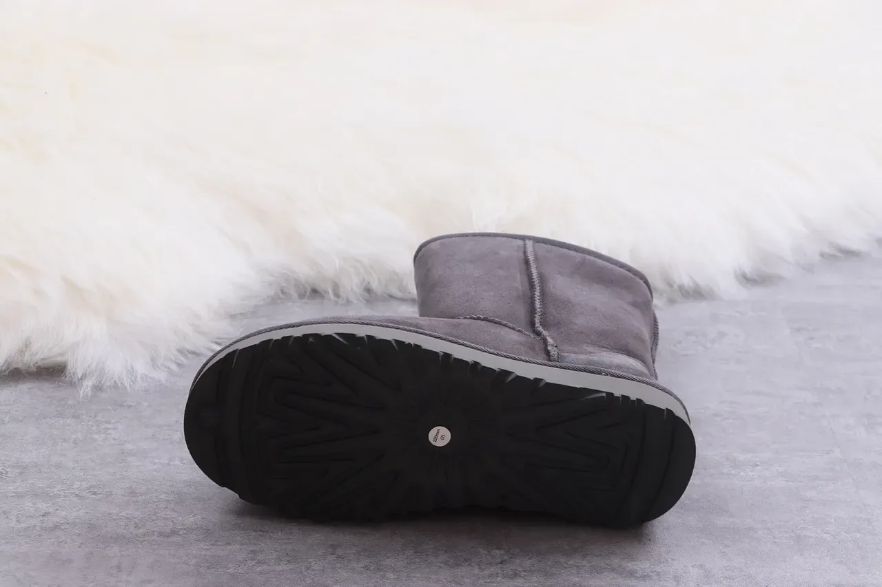 UGG Classic Charcoal Gray Snow Boots 4