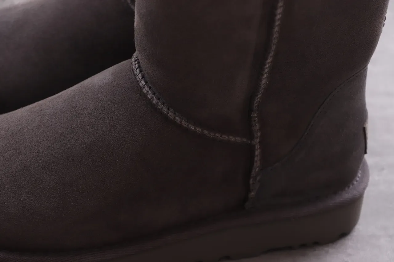 UGG Classic Charcoal Gray Snow Boots 6