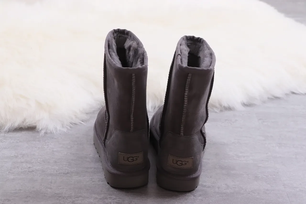 UGG Classic Charcoal Gray Snow Boots 8