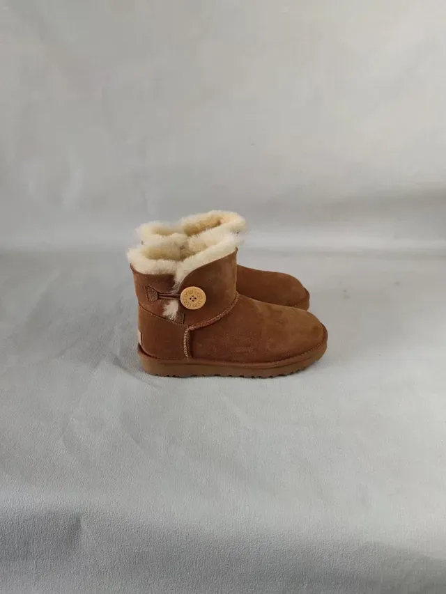 UGG Classic Mini Button Tan Snow Boots 2
