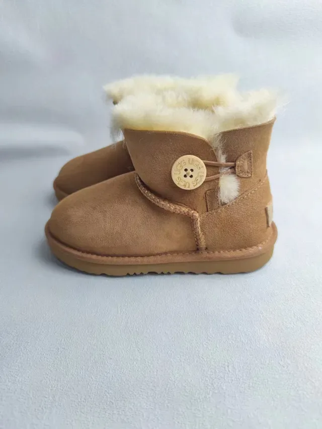 UGG Classic Mini Button Tan Snow Boots 13